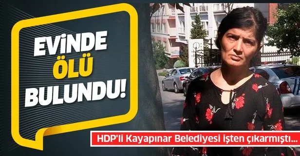 HDP’li Kayapınar Belediyesi’nin işten çıkardığı Gülistan Can evinde ölü bulundu