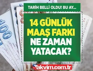 14-15 günlük maaş farkı ne zaman yatacak? Öğretmene 14 günlük maaş farkı neden yatmadı? Temmuz 2022 memur 14 günlük maaş farkı hesaplama!