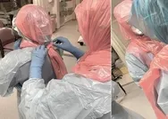 İngilterede Kovid-19 çaresizliği doktorlara bunu da yaptırdı: Çöp torbası giyerek korunmaya çalıştılar!