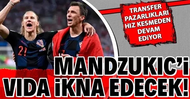 Domagoj Vida, Mario Mandzukic’in Beşiktaş’a gelmesi için aracı oldu
