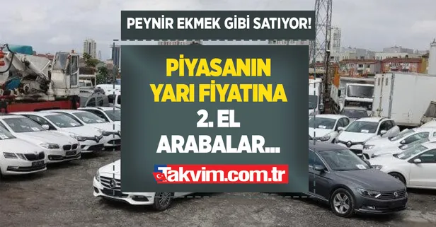 Bankalardan icralık araçlar 2. el ihale ilanları Ziraat Bankası, Garanti, Halkbank, Finansbank, TEB'ten açıklandı! Yüzde 50 daha ucuza alın!