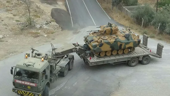 Hatay sınırına askeri araç sevkiyatı-3