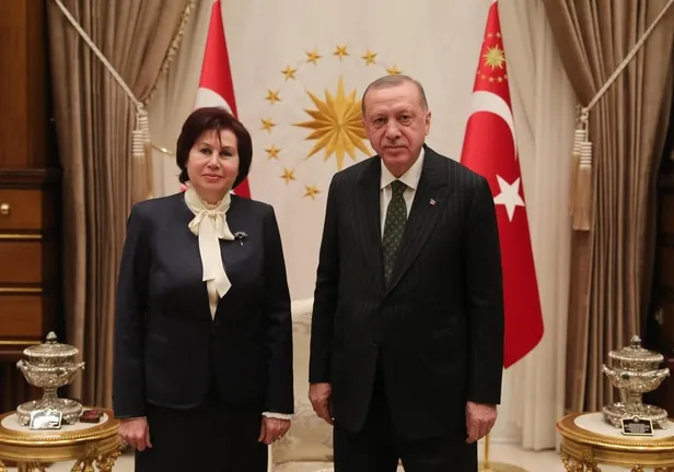 Son dakika: Başkan Erdoğan, Yargıtay Başkanı İsmail Rüştü Cirit ve ve Danıştay Başkanı Zerrin Güngör'ü kabul etti-1