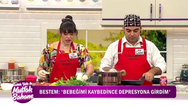 Zahide Yetiş gözyaşlarını tutamadı stüdyoyu terk etti! Zahide Yetiş ile Mutfak Bahane bugün duygusal anlara sahne oldu-5