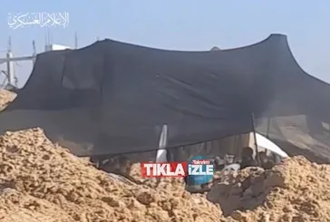 Hamas katil İsrail askerlerini gözetlediği anları paylaştı!