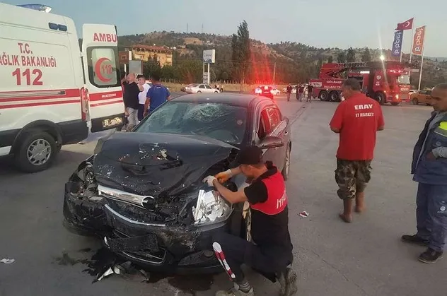 Adıyaman'da trafik kazası! 8 yaralı