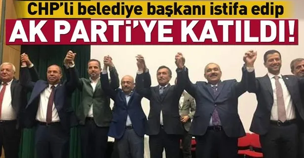 CHP’li belediye başkanı İbrahim Demirci AK Parti’ye katıldı