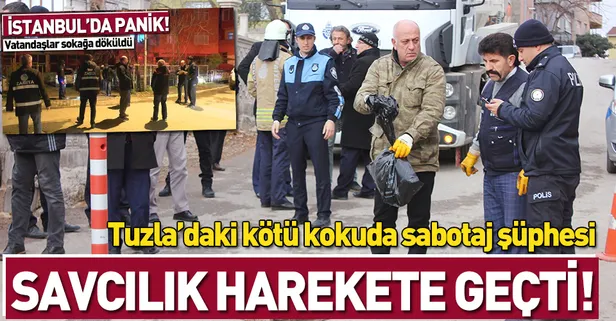 Savcılık Tuzla'da sabotaj şüphesi olan kokuyla ilgili soruşturma başlattı