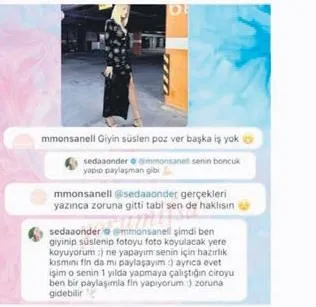 Seda Önder takipçisinin "Giyin, poz ver. Başka iş yok" yorumuna sinirlendi-1