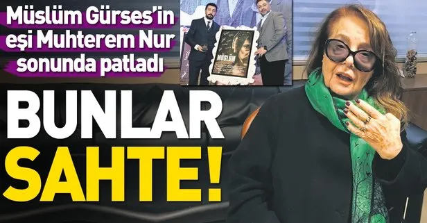 Müslüm Gürses’in eşi Muhterem Nur, Müslüm filminin yapımcısı Mustafa Uslu ve Engelsiz Yaşam Vakfı’nı şikayet etti!