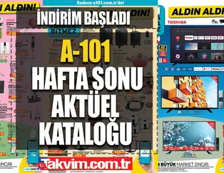 A101 aktüel ürünler kataloğu yayımlandı! Bu hafta sonu geldi! Bayram kampanyası, fiyatlar düştü! İşte indirim listesi: 5 lt ayçiçek yağı, et...