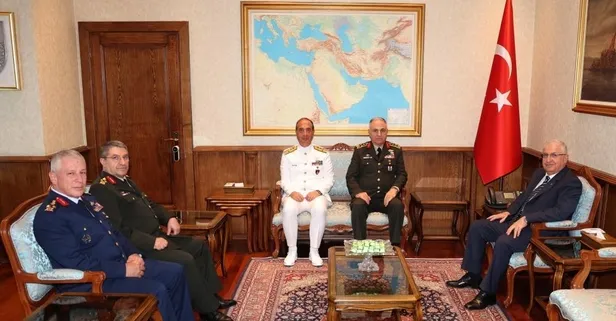 Milli Savunma Bakanı Yaşar Güler TSK Komuta Kademesi’ni kabul etti