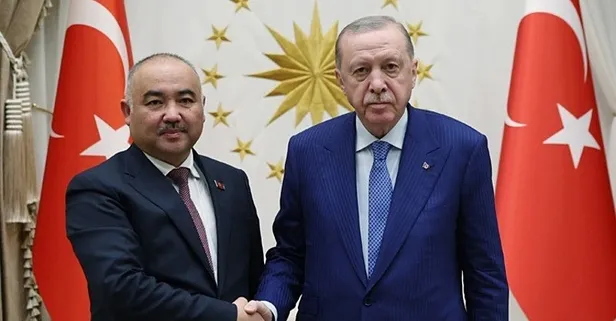 Başkan Erdoğan Kırgızistan Parlamento Başkanı'nı kabul etti