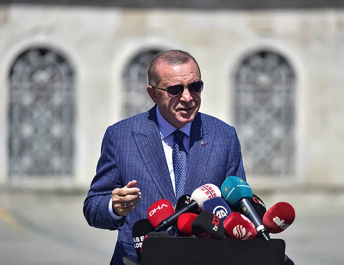 Erdoğan’dan Sözcü’nün Ayasofya manşetine çok sert tepki