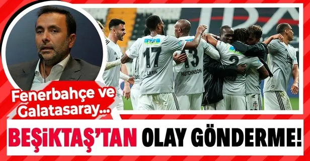 Beşiktaş’tan Fenerbahçe ve Galatasaray’a limit göndermesi: Farklı yollara başvurmadık