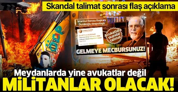 Istanbul Barosu Nun Skandal Talimati Sonrasi Flas Aciklama Meydanlarda Yine Avukatlar Degil Militanlar Olacak Takvim