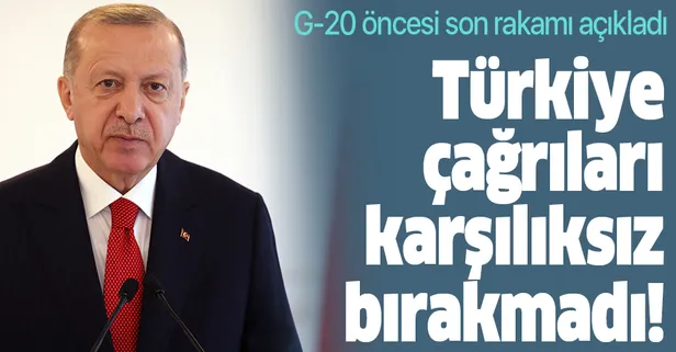 SON DAKİKA: Başkan Erdoğan'dan G-20 öncesi flaş açıklamalar: 156 ülke ve 9 uluslararası kuruluşun yanında olduk