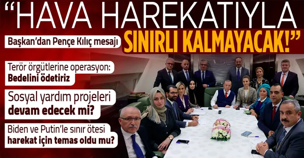 Başkan Erdoğan'dan Katar dönüşü Pençe Kılıç Harekatı mesajı: Bedelini ödetiriz