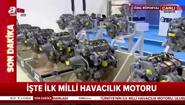 Türkiye'nin ilk milli havacılık motoru 6 testi başarıyla tamamladı