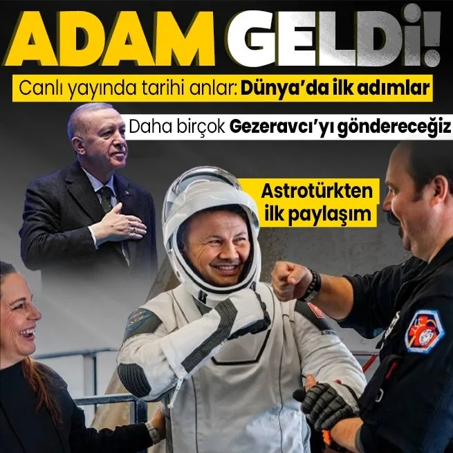 İlk Türk astronot Alper Gezeravcı Dünyaya döndü | 48 saatlik rekor: En uzun transfer süresi