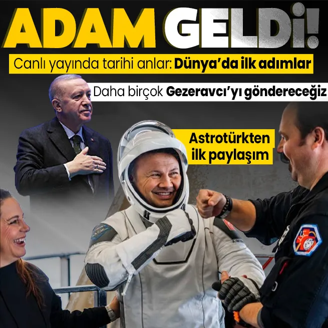 İlk Türk astronot Alper Gezeravcı Dünyaya döndü | 48 saatlik rekor: En uzun transfer süresi