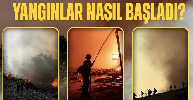 Los Angeles’ta 6 ayrı noktada binlerce dönüm alan yandı! Yangın nasıl başladı? Yılbaşı gecesi iddiası