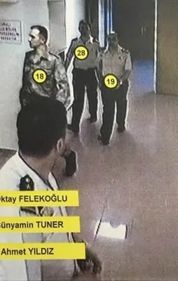 Tutuklu binbaşının üzerinde gizemli not