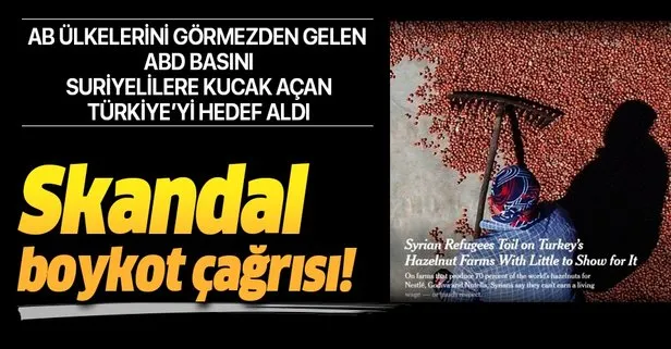 New York Times’tan skandal boykot çağrısı: Türkiye’den fındık almayın