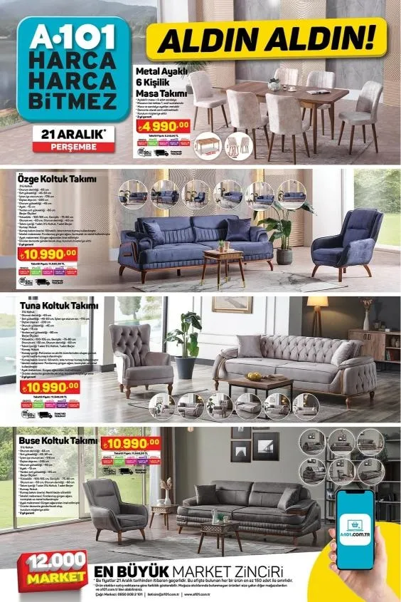 1702793184264.jpg Çam ağacı 159 TL, dondurulmuş bütün hindi 139 TL, konfeti + kar spreyi 29 TL, tombala, mum... A101 21 Aralık yılbaşı kataloğu yayımlandı!-4