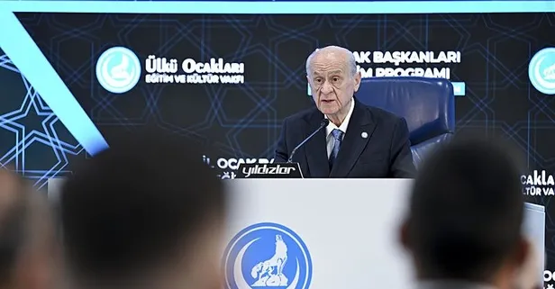 MHP lideri Bahçeli Ülkü Ocakları Eğitim Programı'nda konuştu: Hüsrana uğrayacaklar | Asgari ücret çıkışı | Başıboş köpekler...