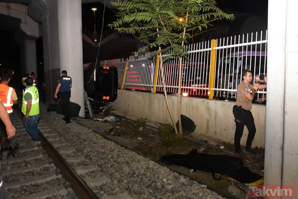 SON DAKİKA: İzmir'de hafif ticari araç İZBAN raylarına uçtu: 1 ölü 5 yaralı - 21