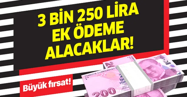 Maaşlarına 3 bin 250 lira ek ödeme yatırılacak! 2020 yılında SGK, SSK ve Bağkur emeklilere sevindiren haber!