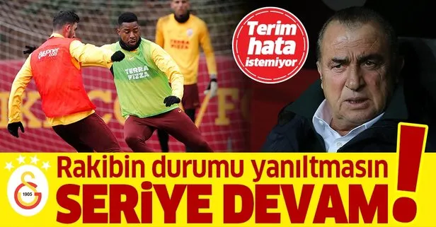 Galatasaray’da Fatih Terim, Kasımpaşa maçı öncesi futbolcularını uyardı: Rakibin durumu yanıtlmasın