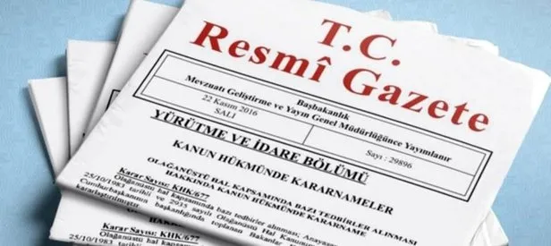 Atama kararları Resmi Gazete’de