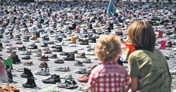 Hollanda'da Gazze için sessiz çığlık