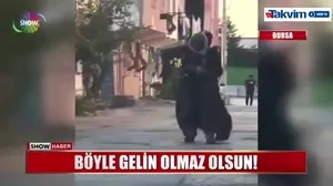 Gelin, kaynanasını sokak ortasında dövdü
