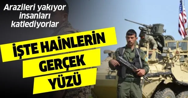Terör örgütü YPG/PKK isyanı! Arazileri yakıyor insanları katlediyorlar