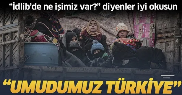 İdlib’de, bombardıman altında yaşam devam ediyor! Sivillerin umudu Türkiye