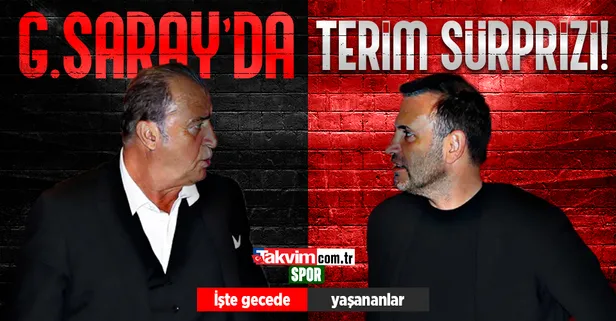Galatasaray'da Fatih Terim sürprizi!