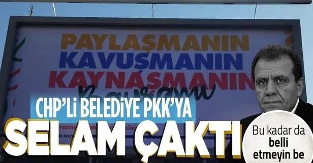 CHP’li belediyeden ’PKK’lı bayram kutlaması