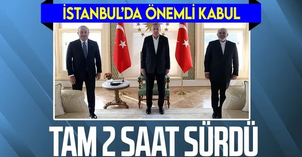 Son dakika: Başkan Erdoğan İran Dışişleri Bakanı Zarif’i kabul etti