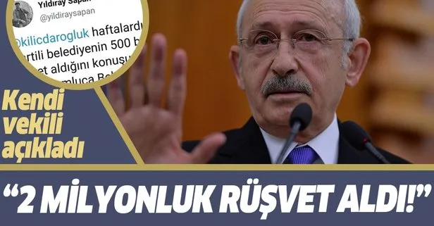 Son dakika: CHP’li eski vekil Yıldıray Sapan’dan bomba iddia: CHP’li Kumluca Belediyesi 2 milyon lira rüşvet aldı