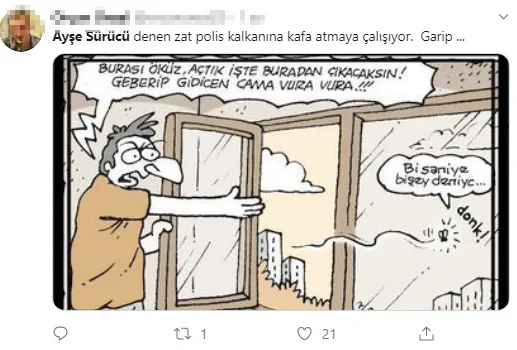 Polis kalkanına kafa atan HDP'li Ayşe Sürücü alay konusu oldu!-3