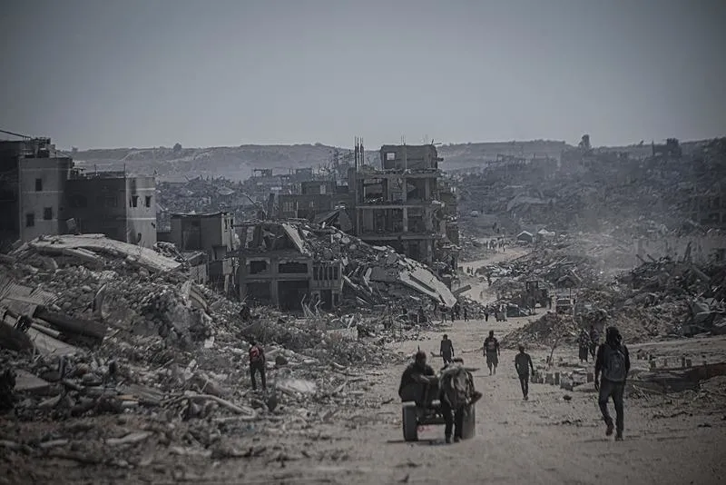 Gazze'deki yıkım (AA)