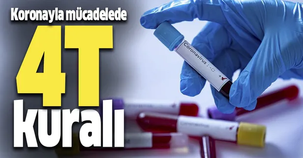 Koronavirüsle mücadelede 4T kuralı