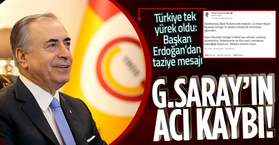 Galatasaray Eski Baskani Mustafa Cengiz E Son Veda Baskan Erdogan Dan Duygulandiran Sozler Gonul Kirmaz Kazanirdi Takvim