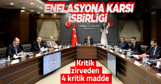 Fiyat İstikrarı Komitesi sonrası enflasyonla mücadelede kararlılık vurgusu!