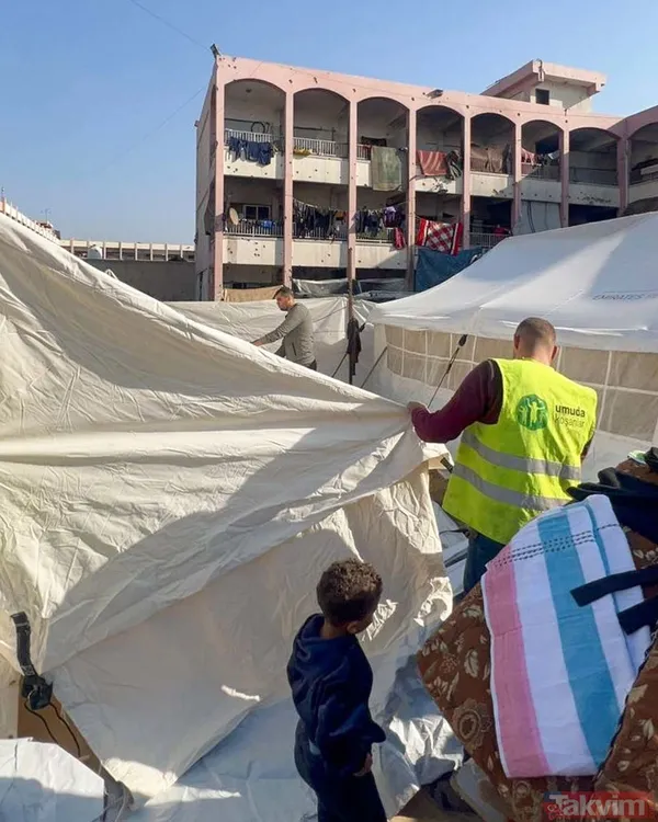 Gazze'de kışın ortasında bir umut ışığı! Gamze Özçelik’ten yürek ısıtan hamle - 11