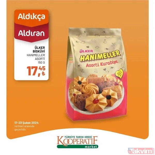 Tarım Kredi KATALOĞU 19-23 Şubat 2024 FİYAT LİSTESİ! Kooperatif market 32 üründe fiyatları indirdi! 2 katlı 6'lı kağıt havlu 54.90 TL... - 43