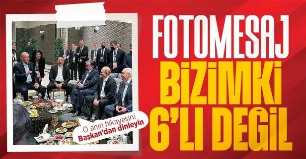 Başkan Erdoğan herkesin konuştuğu o fotoğrafın hikayesini anlattı: Güzel bir anı oldu